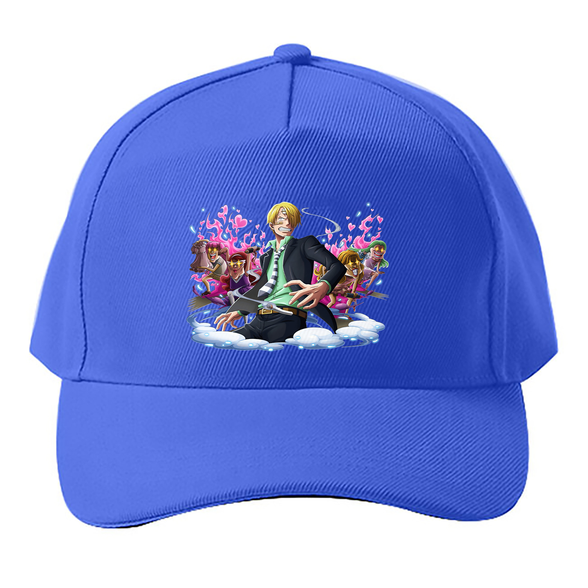 （画像用） ワンピース サンジ ONE PIECE Sanji ベースボールキャップ 綿100％ 男女兼用 帽子 スポーツ